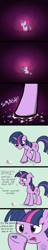 Size: 650x3375 | Tagged: safe, artist:flavinbagel, character:twilight sparkle, comic, pointy ponies