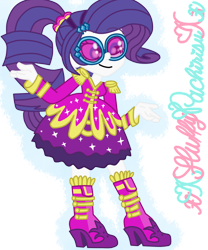Size: 1024x1229 | Tagged: safe, artist:xxfluffypachirisuxx, character:rarity, episode:friendship through the ages, g4, my little pony: equestria girls, my little pony:equestria girls, female, outfit, solo