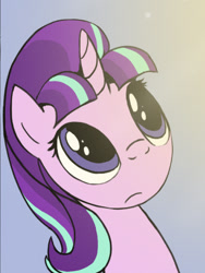 Size: 387x516 | Tagged: safe, artist:zoarvek, character:starlight glimmer, species:pony, species:unicorn, g4, bust, cropped, female, looking at something, mare, portrait, s5 starlight, solo