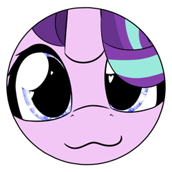 Size: 2362x2362 | Tagged: safe, artist:jubyskylines, character:starlight glimmer, g4, :3, close-up, female, looking at you, simple background, solo, transparent background