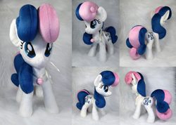 Size: 6461x4613 | Tagged: safe, artist:doctorkoda, character:bon bon, character:sweetie drops, species:earth pony, species:pony, g4, absurd file size, absurd resolution, irl, photo, plushie, solo