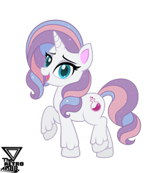 Size: 4300x4600 | Tagged: safe, artist:theretroart88, character:potion nova, species:pony, species:unicorn, g4, my little pony:pony life, colored pupils, cute, female, looking at you, mare, open mouth, raised hoof, simple background, transparent background, vector