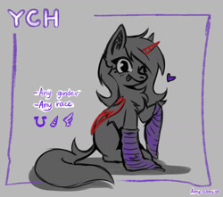Size: 1700x1500 | Tagged: safe, artist:amy-gamy, species:pony, g4, commission, solo, your character here