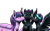 Size: 2575x1591 | Tagged: safe, artist:vasillium, oc, oc:nox (rule 63), oc:nyx, parent:twilight sparkle, species:alicorn, species:pony, g4, accessories, adorable face, adorkable, alicorn oc, blushing, brother, brother and sister, colt, cute, cutie mark, daughter, diabetes, dork, eyelashes, eyes open, family, female, filly, happy, heartwarming, high res, horn, kiss on the cheek, kissing, looking, looking at each other, male, mare, mother, mother and child, mother and daughter, mother and son, motherly love, nostrils, nyxabetes, parent and child, ponidox, prince, princess, r63 paradox, royalty, rule 63, rule63betes, self paradox, self ponidox, sibling bonding, sibling love, siblings, simple background, sisters, smiling, son, spread wings, stars, sweet, teasing, teeth, transparent background, twins, wall of tags, wings
