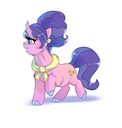 Size: 5000x5200 | Tagged: safe, artist:mylittlegodzilla, character:cookie crumbles, species:earth pony, species:pony, g4, absurd resolution, cheek fluff, chest fluff, colored hooves, female, leg fluff, mare, neck fluff, profile, simple background, solo, white background