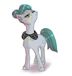 Size: 4000x4200 | Tagged: safe, artist:mylittlegodzilla, character:cloudy quartz, species:earth pony, species:pony, g4, absurd resolution, cheek fluff, colored hooves, ear fluff, female, glasses, looking at you, mare, simple background, solo, white background
