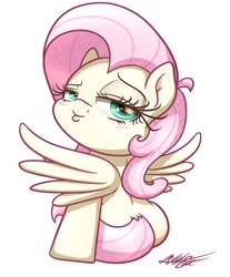 Size: 950x1150 | Tagged: safe, artist:phoenixrk49, character:fluttershy, species:pegasus, species:pony, g4, blushing, looking at you, looking back, looking back at you, open mouth, simple background, white background