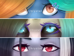 Size: 1590x1200 | Tagged: safe, artist:chrystal_company, oc, species:pony, g4, commission, eye, eyes, ych example, your character here