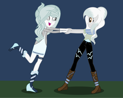Size: 2740x2189 | Tagged: safe, artist:lominicinfinity, base used, oc, oc only, oc:nightly, oc:stary, g4, my little pony:equestria girls, boot, clothing