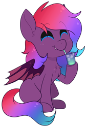 Size: 1676x2488 | Tagged: safe, artist:jetjetj, part of a set, oc, species:bat pony, species:pony, g4, commission, cute, female, mare, simple background, solo, transparent background, ych result