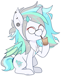 Size: 1896x2372 | Tagged: safe, artist:jetjetj, part of a set, oc, oc:snowdrift tundra, species:bat pony, species:pony, g4, commission, cute, female, mare, simple background, solo, transparent background, ych result
