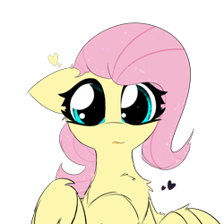 Size: 2362x2362 | Tagged: safe, artist:jubyskylines, character:fluttershy, species:pegasus, species:pony, g4, chest fluff, cute, shyabetes, simple background, solo, transparent background