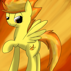Size: 2600x2600 | Tagged: safe, artist:flashiest lightning, character:spitfire, species:pegasus, species:pony, female, flank, mare, solo, wonderbolts