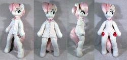 Size: 2412x1149 | Tagged: safe, artist:doctorkoda, character:nurse redheart, species:anthro, g4, anthro plushie, bipedal, clothing, irl, photo, plushie, solo