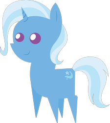 Size: 5288x5866 | Tagged: safe, artist:cosmiceclipsed, artist:tikibat, character:trixie, species:pony, species:unicorn, g4, happy birthday mlp:fim, mlp fim's tenth anniversary, pointy ponies, simple background, solo, transparent background