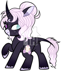 Size: 604x704 | Tagged: safe, artist:sweethearttarot, oc, oc only, species:pony, species:unicorn, g4, obtrusive watermark, simple background, solo, transparent background, watermark