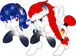 Size: 1013x753 | Tagged: safe, artist:sweethearttarot, oc, oc only, species:pony, g4, braid, running, simple background, transparent background