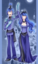 Size: 537x900 | Tagged: safe, artist:zoe-productions, character:princess luna, humanized, rule 63