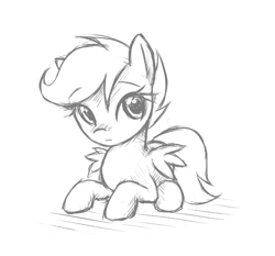 Size: 520x484 | Tagged: safe, artist:fajeh, character:scootaloo, species:pegasus, species:pony, sketch