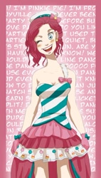 Size: 518x909 | Tagged: safe, artist:zoe-productions, character:pinkie pie, humanized, skinny