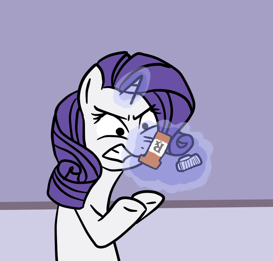 Size: 900x860 | Tagged: safe, artist:waywardtrail, artist:zestyoranges, character:rarity, animated, ask, ask ecstatic rarity, drugs, female, pills, tumblr