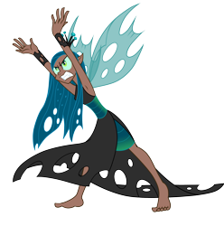 Size: 2500x2517 | Tagged: safe, artist:trinityinyang, character:queen chrysalis, episode:a canterlot wedding, g4, my little pony: friendship is magic, barefoot, feet, humanized