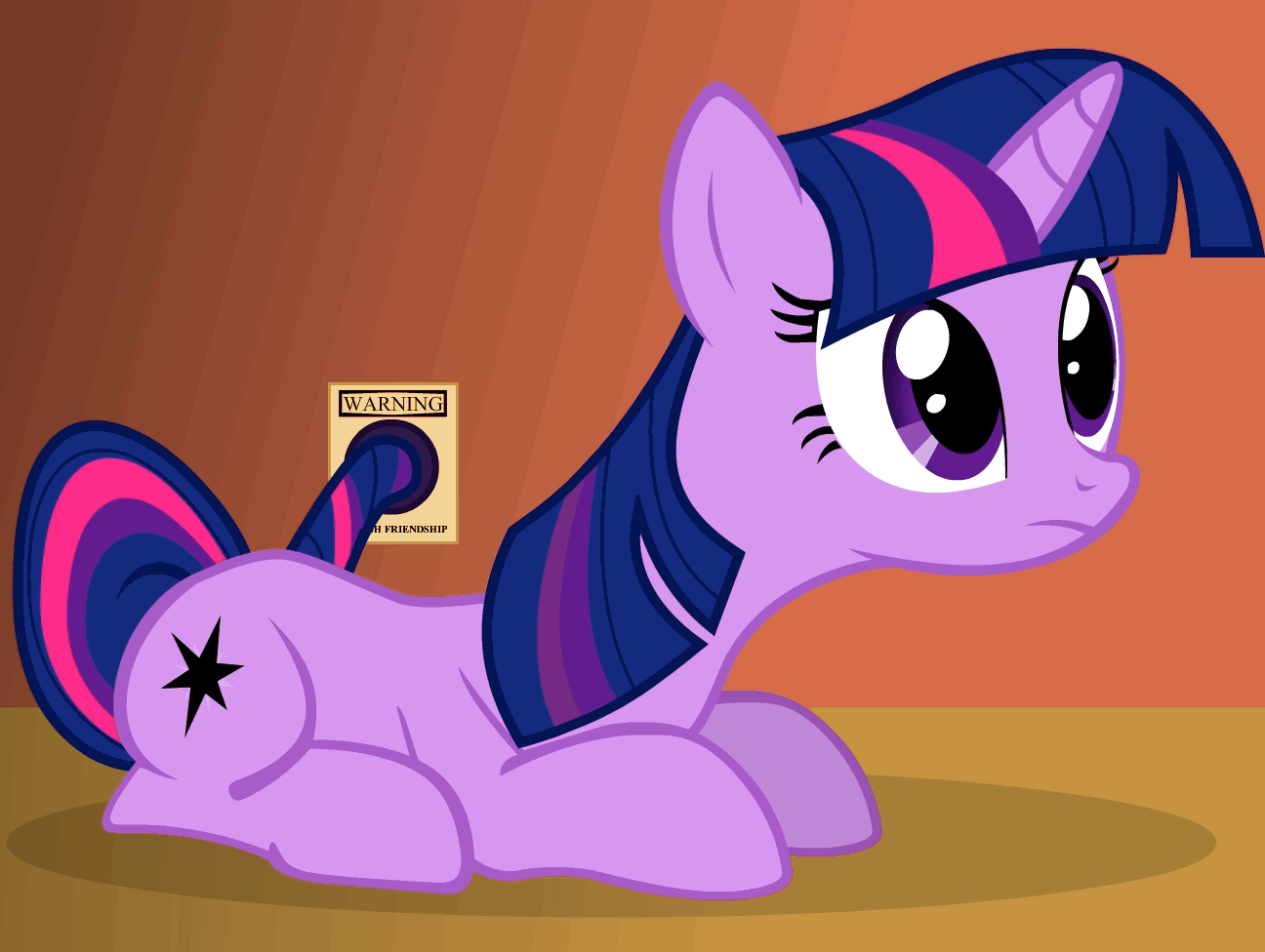 Size: 1296x976 | Tagged: safe, artist:zoarvek, character:twilight sparkle, character:twilight sparkle (unicorn), species:pony, species:unicorn, animated, charging, cute, female, frown, i can't believe it's not badumsquish, mare, plug, prone, solo, twiabetes, twilight server, wat, what has science done