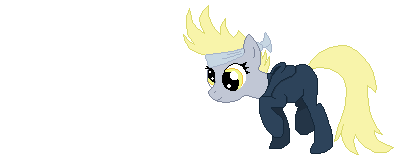 Size: 400x160 | Tagged: safe, artist:tomdantherock, character:derpy hooves, species:pegasus, species:pony, animated, catsuit, female, konami, mare, metal gear, simple background, sneaking, sneaking suit, solo, transparent background