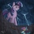 Size: 600x600 | Tagged: safe, artist:don-ko, character:dewdrop dazzle, character:twilight sparkle, species:pony, species:unicorn, fanfic art, female, lightning, mare, rain, twilight's best friend