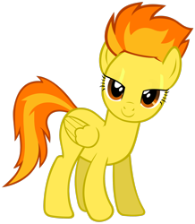 Size: 1600x1837 | Tagged: safe, artist:baumkuchenpony, character:spitfire, .svg available, bedroom eyes, simple background, transparent background, vector