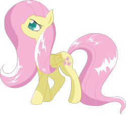 Size: 3604x3283 | Tagged: safe, artist:joemasterpencil, character:fluttershy, female, high res, simple background, solo, transparent background