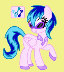 Size: 496x562 | Tagged: safe, artist:monkfishyadopts, oc, oc only, species:pegasus, species:pony, glasses, simple background, solo