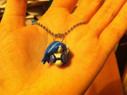 Size: 2592x1936 | Tagged: safe, artist:blindfaith-boo, character:dj pon-3, character:vinyl scratch, custom, jewelry, pendant