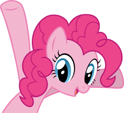 Size: 3279x2991 | Tagged: safe, artist:axemgr, character:pinkie pie, female, simple background, solo, transparent background, vector