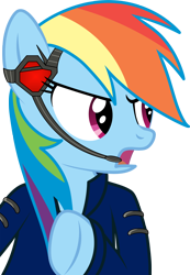 Size: 1500x2169 | Tagged: safe, artist:axemgr, character:rainbow dash, crossover, zero wing