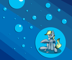 Size: 4474x3719 | Tagged: safe, artist:php64, character:derpy hooves, species:pegasus, species:pony, female, letter, mare, mouth hold, sitting, solo