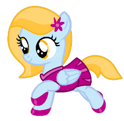 Size: 408x398 | Tagged: safe, artist:monkfishyadopts, oc, oc only, species:pegasus, species:pony, clothing, female, filly, solo