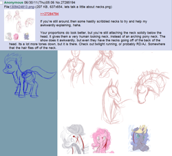 Size: 956x867 | Tagged: safe, artist:noel, /co/, 4chan, 4chan screencap, how to draw, text