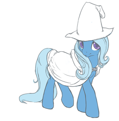 Size: 425x436 | Tagged: safe, artist:noel, character:trixie, species:pony, species:unicorn, g4, crossover, female, lord of the rings, mare, simple background, solo, white background
