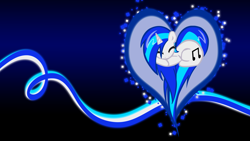 Size: 1920x1080 | Tagged: safe, artist:sirpayne, character:dj pon-3, character:vinyl scratch, species:pony, species:unicorn, cutie mark, eyes closed, female, heart pony, hooves, horn, lying down, mare, sleeping, solo, vector, wallpaper