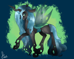 Size: 1280x1024 | Tagged: safe, artist:saoiirse, character:queen chrysalis, female, solo