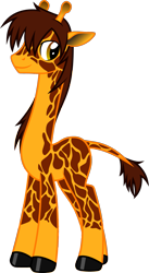 Size: 1121x2045 | Tagged: safe, artist:tsabak, oc, oc only, chou, giraffe, solo