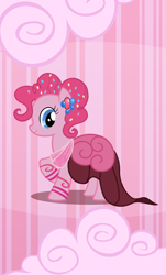 Size: 1263x2094 | Tagged: safe, artist:anima-dos, character:pinkie pie, clothing, dress, female, gala dress, solo