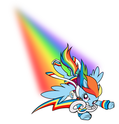 Size: 2166x2255 | Tagged: safe, artist:sakuyamon, character:rainbow dash, species:pony, female, high res, keyblade, kingdom hearts, mare, sword