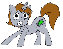 Size: 1130x880 | Tagged: safe, artist:itspencilguy, oc, oc only, oc:littlepip, species:pony, species:unicorn, fallout equestria, cutie mark, fanfic, fanfic art, female, gritted teeth, hooves, horn, mare, simple background, solo, teeth, transparent background