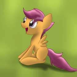 Size: 2600x2600 | Tagged: safe, artist:flashiest lightning, character:scootaloo, species:pegasus, species:pony, female, solo