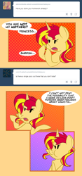 Size: 700x1502 | Tagged: safe, artist:miroslav46, character:sunset shimmer, species:pony, species:unicorn, ask, female, solo, sunset shimmer hates you, tumblr