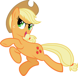 Size: 3306x3195 | Tagged: safe, artist:tygerbug, character:applejack, episode:dragonshy, g4, my little pony: friendship is magic, female, high res, simple background, solo, transparent background, vector