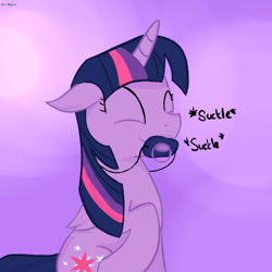 Size: 512x512 | Tagged: safe, artist:edrian, character:twilight sparkle, character:twilight sparkle (alicorn), species:alicorn, species:pony, female, mare, pacifier, solo, sucking