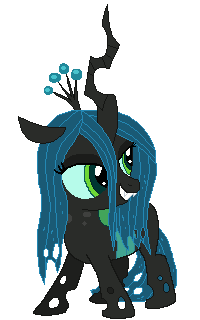 Size: 200x320 | Tagged: safe, artist:tomdantherock, character:queen chrysalis, animated, bugbutt, butt shake, cute, cutealis, eyes closed, female, nymph, plot, simple background, smiling, solo, sunshine sunshine, transparent background, twerking